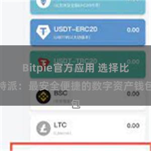 Bitpie官方应用 选择比特派：最安全便捷的数字资产钱包