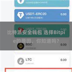 比特派安全钱包 选择Bitpie的原因，你知道吗？