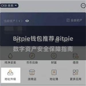 Bitpie钱包推荐 Bitpie数字资产安全保障指南