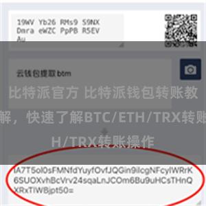 比特派官方 比特派钱包转账教程详解，快速了解BTC/ETH/TRX转账操作