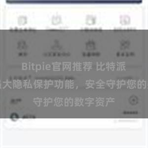 Bitpie官网推荐 比特派钱包：强大隐私保护功能，安全守护您的数字资产