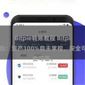 Bitpie转账教程 Bitpie钱包：资产100%自主掌控，安全可靠。