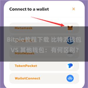 Bitpie教程下载 比特派钱包 VS 其他钱包：有何区别？