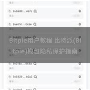 Bitpie用户教程 比特派(Bitpie)钱包隐私保护指南