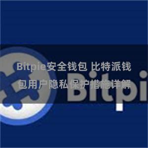 Bitpie安全钱包 比特派钱包用户隐私保护措施详解