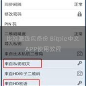 比特派钱包备份 Bitpie中文APP使用教程